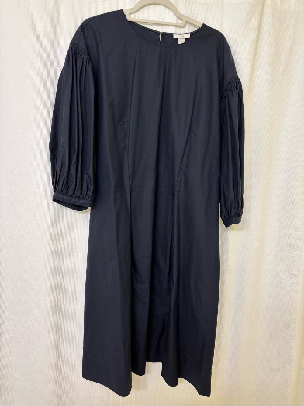 Lewitt Full blouson Sleeve Fitted Aline Dress